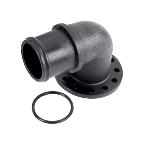 Water pumps EWP Nylon 90° Elbow Flange Adapter: 35mm (1 3/8") Hose Barb | race-shop.it