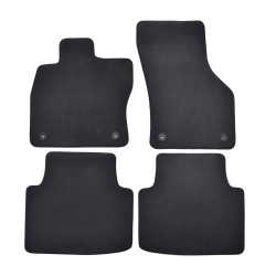 Premium anthracite velour car mats for VOLKSWAGEN Passat B8 2015-2021 4pcs