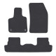 Per modello specifico Premium anthracite velour car mats for PEUGEOT 3008 hybrid 2021-up 3pcs | race-shop.it
