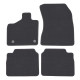 Per modello specifico Premium anthracite velour car mats for NISSAN Leaf 1 2011-2017 4pcs | race-shop.it