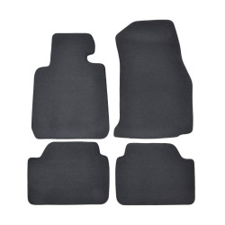 Premium anthracite velour car mats for BMW 1 SERIE F20 2011-2019 4pcs