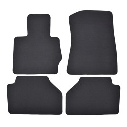 Premium anthracite velour car mats for BMW X3 F25 2010-2018 4pcs