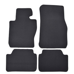 Premium anthracite velour car mats for BMW X1 F48 2015-2021 4pcs