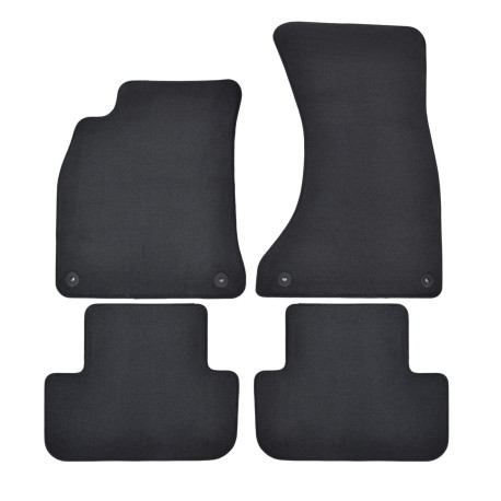 Per modello specifico Premium anthracite velour car mats for AUDI A4 B8 2008-2015 4pcs | race-shop.it