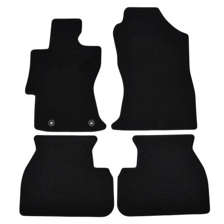 Per modello specifico Premium Black velour car mats for SUBARU XV 2018-up 4pcs | race-shop.it