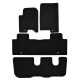 Per modello specifico Premium Black velour car mats for SSANGYONG Rexton 7 seat 2018-up 6pcs | race-shop.it