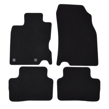 Per modello specifico Premium Black velour car mats for RENAULT Kadjar 2015-up 4pcs | race-shop.it