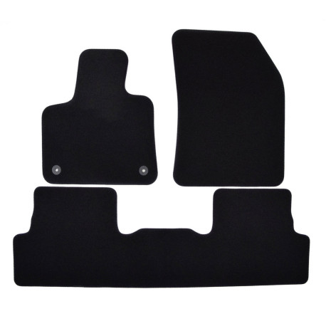Per modello specifico Premium Black velour car mats for PEUGEOT 3008 2017-2024 3pcs | race-shop.it