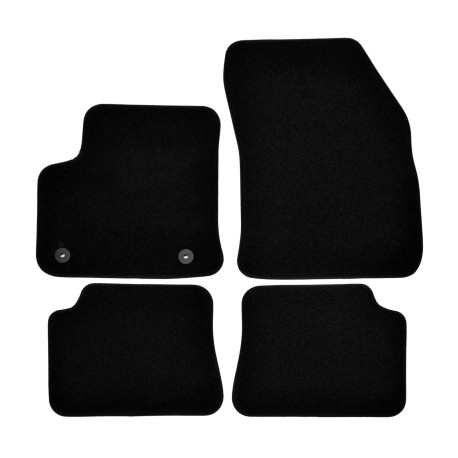 Per modello specifico Premium Black velour car mats for OPEL Mokka II Electric 2021-up 4pcs | race-shop.it