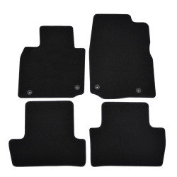 Premium Black velour car mats for MAZDA MX-30 2021-up 4pcs