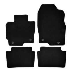 Premium Black velour car mats for MAZDA CX5 2012-2016 4pcs
