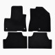 Per modello specifico Premium Black velour car mats for KIA Soul Electric 2019-up 4pcs | race-shop.it