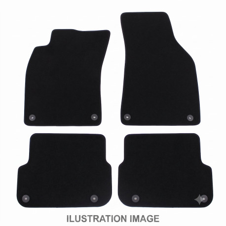 Per modello specifico Premium Black velour car mats for HYUNDAI Ioniq 6 2023-up 4pcs | race-shop.it