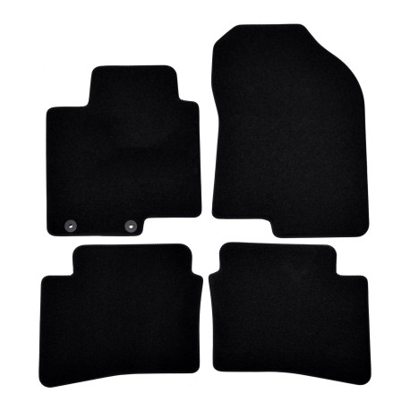 Per modello specifico Premium Black velour car mats for HYUNDAI Bayon 2021-up 4pcs | race-shop.it