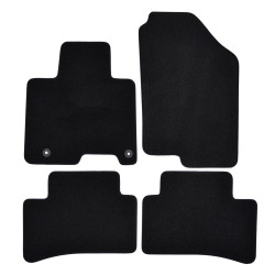 Premium Black velour car mats for HYUNDAI Tucson 2021-up 4pcs