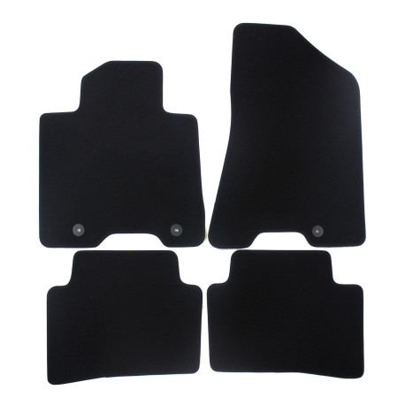 Per modello specifico Premium Black velour car mats for HYUNDAI Tucson 2015-2020 4pcs | race-shop.it
