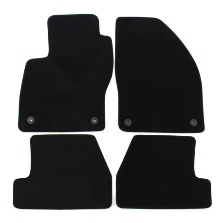 Per modello specifico Premium Black velour car mats for FORD Focus 2011-2017 4pcs | race-shop.it