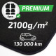 Per modello specifico Premium Black velour car mats for BMW X5 E70 2007-2012 4pcs | race-shop.it