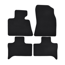 Premium Black velour car mats for BMW X5 E53 2000-2006 4pcs