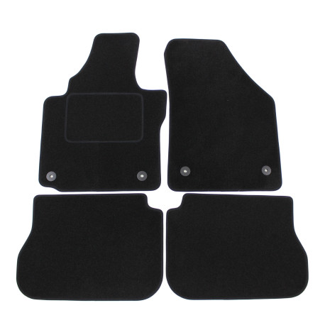 Per modello specifico Velour car mats for VOLKSWAGEN VW Caddy 2003-2015 4pcs | race-shop.it