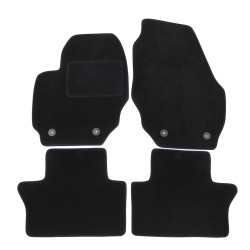 Velour car mats for Volvo S80 2006-2016 4pcs