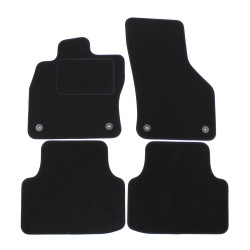 Velour car mats for Seat Leon 2020-up 4pcs