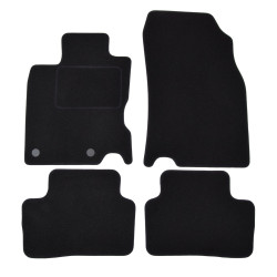 Velour car mats for Renault Kadjar 2015-up 4pcs