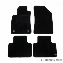 Velour car mats for Peugeot 605 1989-1999 4pcs