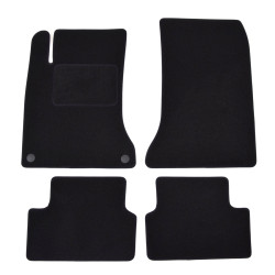 Velour car mats for Mercedes CLA C117 2013-2019 4pcs