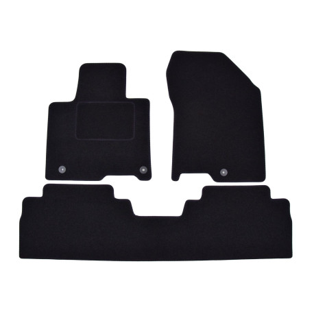 Per modello specifico Velour car mats for Hyundai Santa Fe 2018-2020 3pcs | race-shop.it