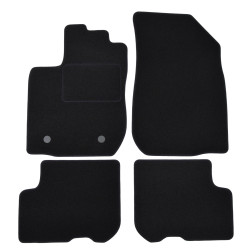 Velour car mats for DACIA Logan 2012-2020 4pcs