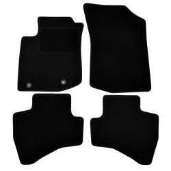 Velour car mats for Citroen C1 2014-up 4pcs