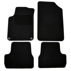 Velour car mats for Citroen DS3 2009-2015 4pcs