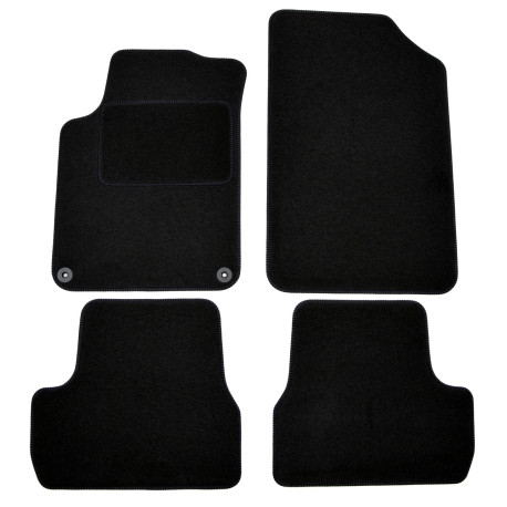 Per modello specifico Velour car mats for Citroen DS3 2009-2015 4pcs | race-shop.it