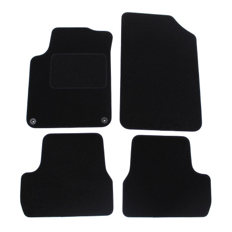 Per modello specifico Velour car mats for Citroen C3 II 2009-2016 4pcs | race-shop.it