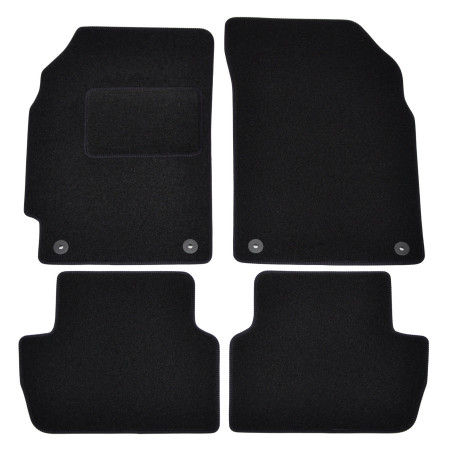 Per modello specifico Velour car mats for CHEVROLET Spark 2009-2015 4pcs | race-shop.it