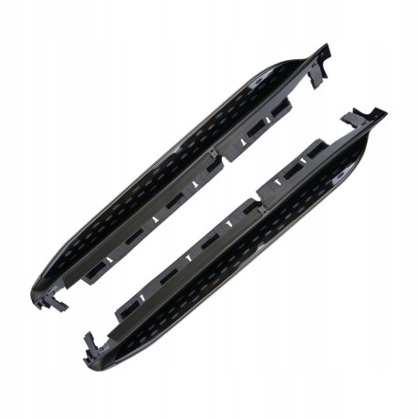 Pedane laterali Side steps for Mercedes GL 450 X166 2013-2019 (Black) | race-shop.it