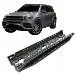 Side steps for Mercedes GLS X167 2020-up OE style (Black)