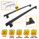 Barre portatutto Roof rails for VW Caddy maxi 2003-2011 (Black) | race-shop.it