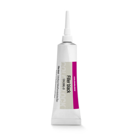 Interni COLOURLOCK Filler black - Flexibilný tmel na kožu čierny 20ml | race-shop.it