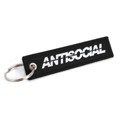 Jet tag portachiavi "ANTISOCIAL"