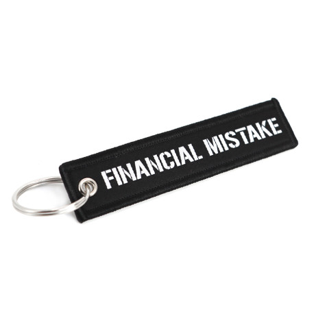 Portachiavi Jet tag portachiavi "Financial Mistake" | race-shop.it