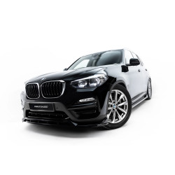 MAXTON DESIGN splitter anteriore per BMW X3 G01, nero lucido