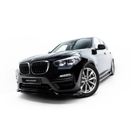 Body kit e accessori visivi MAXTON DESIGN splitter anteriore per BMW X3 G01, nero lucido | race-shop.it