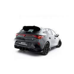 MAXTON DESIGN Street Pro diffusore posteriore + alette per Cupra Leon Hatchback Mk1 Facelift, nero