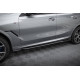 MAXTON DESIGN diffusori minigonne per BMW X6 M-PACK G06 FACELIFT, nero lucido, V2