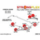 Silentblock in poliuretano STRONGFLEX - 086151BX: Rear suspension bush kit AP1 | race-shop.it