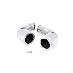 Milltek Large-bore downpipe with de-cat for Audi RSQ8 4.0 V8 Bi-Turbo (non-GPF) 2020+