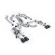 Milltek Cat-back exhaust (louder) for Audi S8 4.0 TFSI V8 Saloon/Sedan (D5) (non-GPF, SWB) 2020+ - Carbon tips