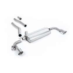 Milltek GPF-back exhaust for BMW 1 Series 128ti 5 Door 2021+ - Polished tips